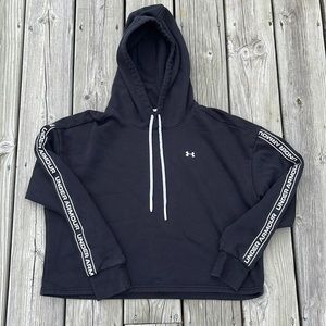 Under Armour Cropped Black Hoodie